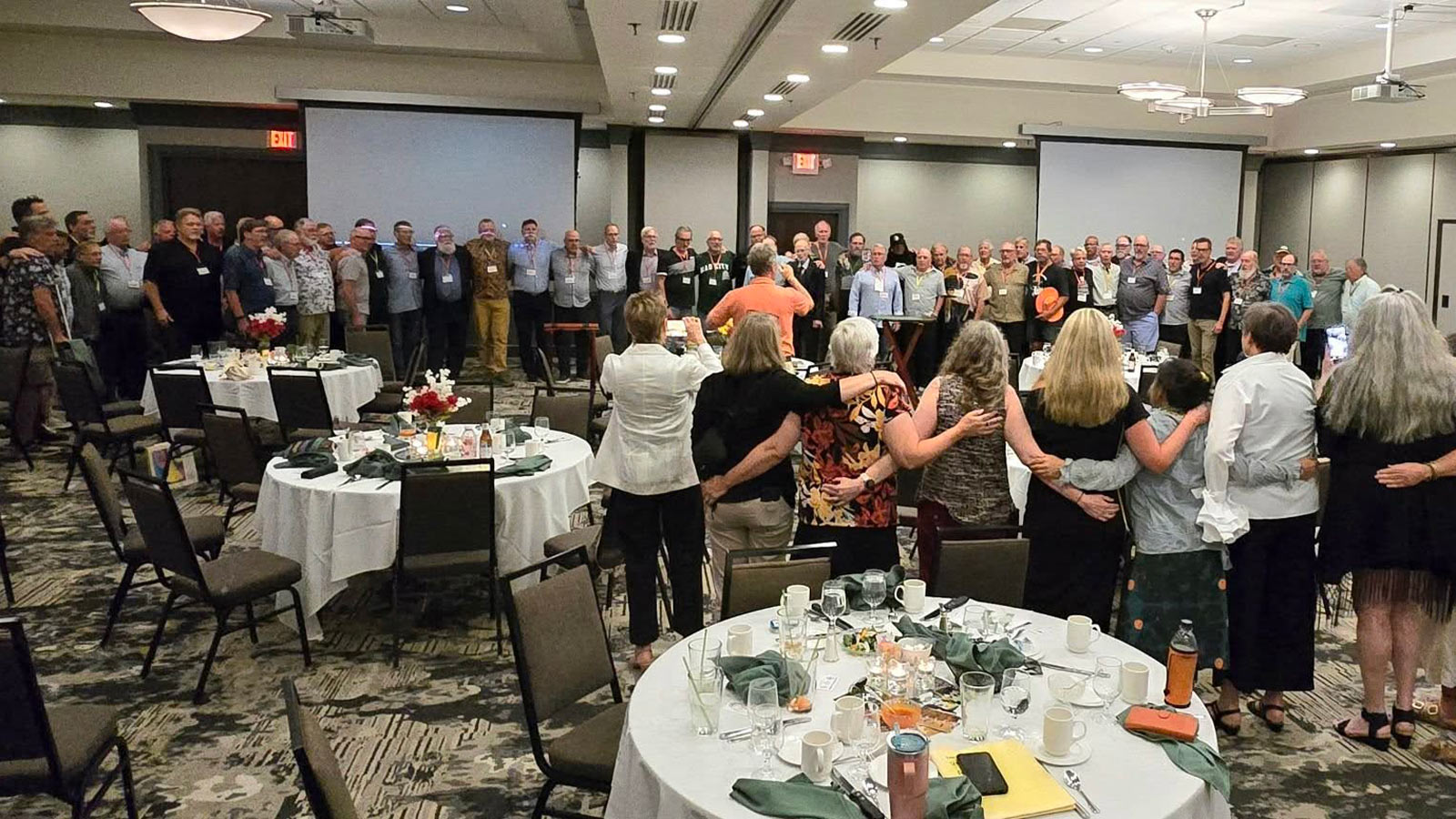 The song at the 20th Reunion - photo by Boyd Garey